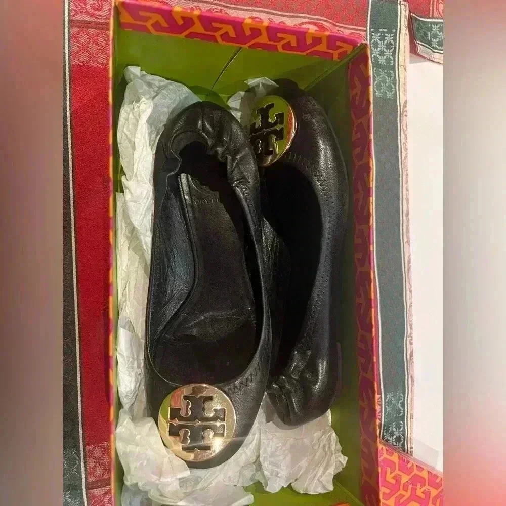 Tory Burch classic Reva ballet flats size 6 - Picture 3 of 8